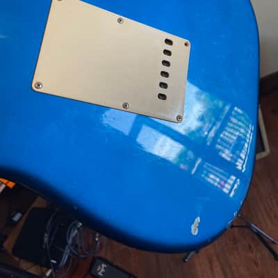 Fender Japan Squire Strat 1985-1988 - Lake Placid Blue image 9