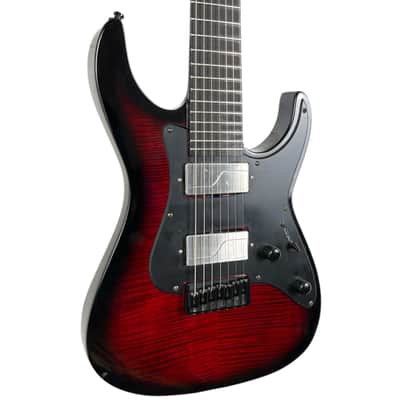 ESP LTD Alex Wade Signature AW-7 2012 - Blood Red Sunburst image 2