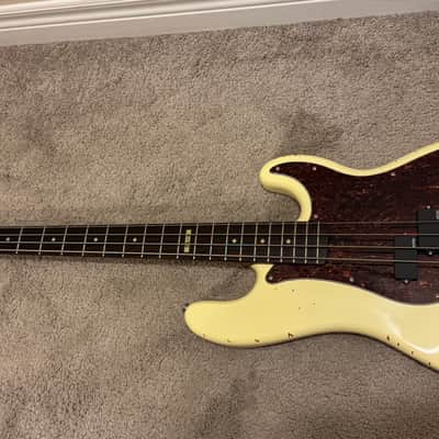 ESP LTD TS-4 Tommy Stinson Signature 2013 - 2015 - Distressed Vintage White image 2