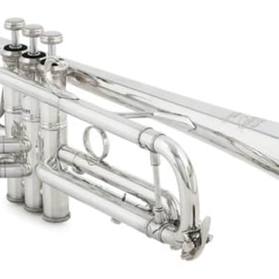Bach 190S72X Stradivarius Professional Bb Trumpet - 72 French Bell - Lightweight - Silver Plated image 2