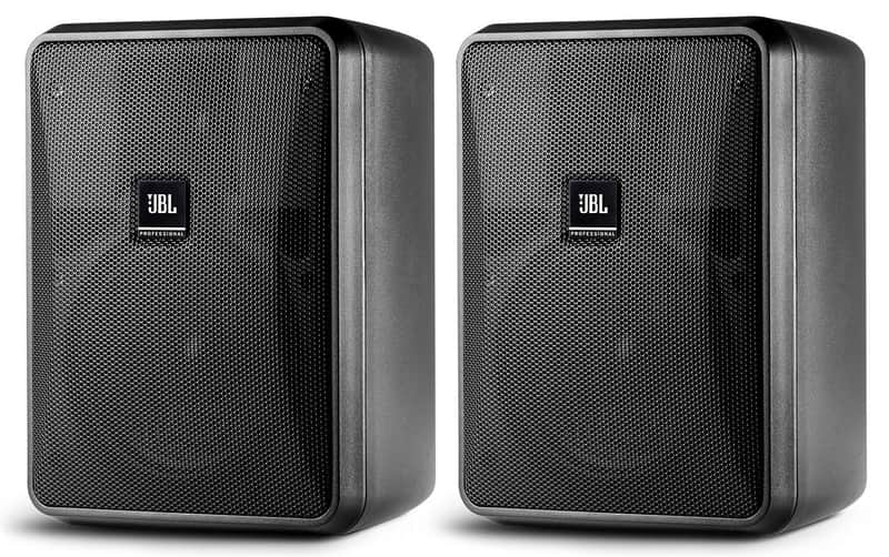 JBL Control 23-1 | Ultra Compact 3inch Two Way Vented Loudspeaker Black Pair image 1