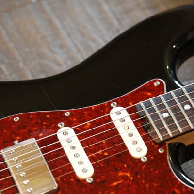 Iconic Guitars Custom Solana Vintage Modern S-Style Guitar Aged Black Relic + OHSC image 7