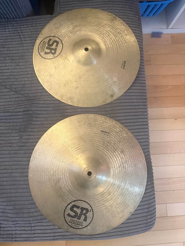Sabian 14" SR2 Medium / Heavy Hi-Hat Cymbals (Pair)