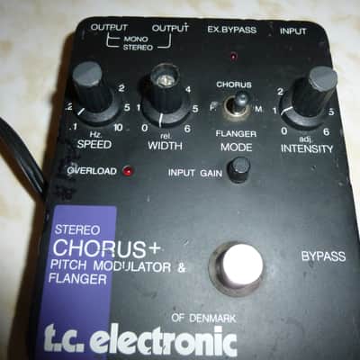 TC Electronic Stereo Chorus + Pitch Modulator & Flanger 1991 - 2016 - Black image 1