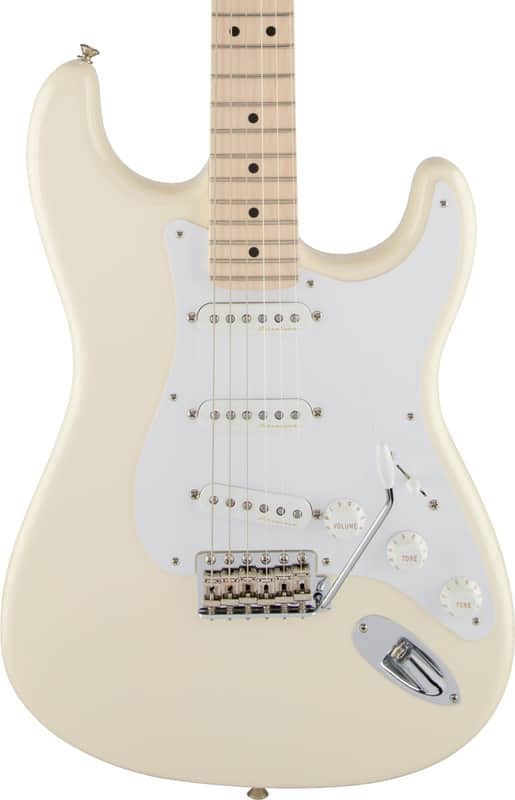 Fender Eric Clapton Stratocaster MP Olympic White w/case image 1