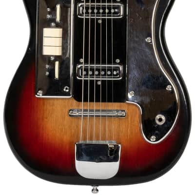 1960s Teisco VN-4 Baritone Sunburst image 3