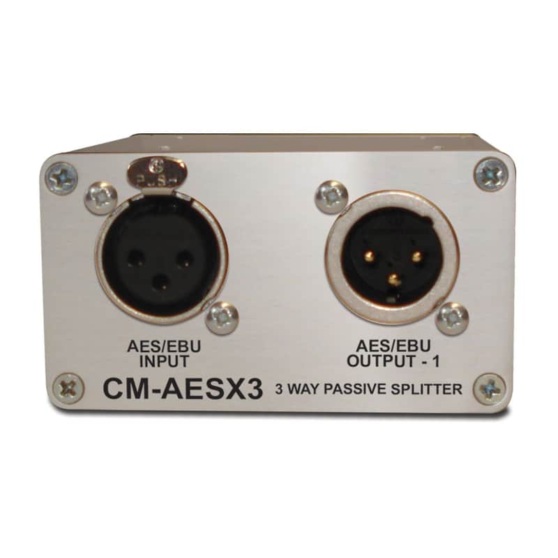 Sonifex CM-AESX3 Single 3 Way Passive AES/EBU Splitter XLR Connectors *USA Small Business* image 1