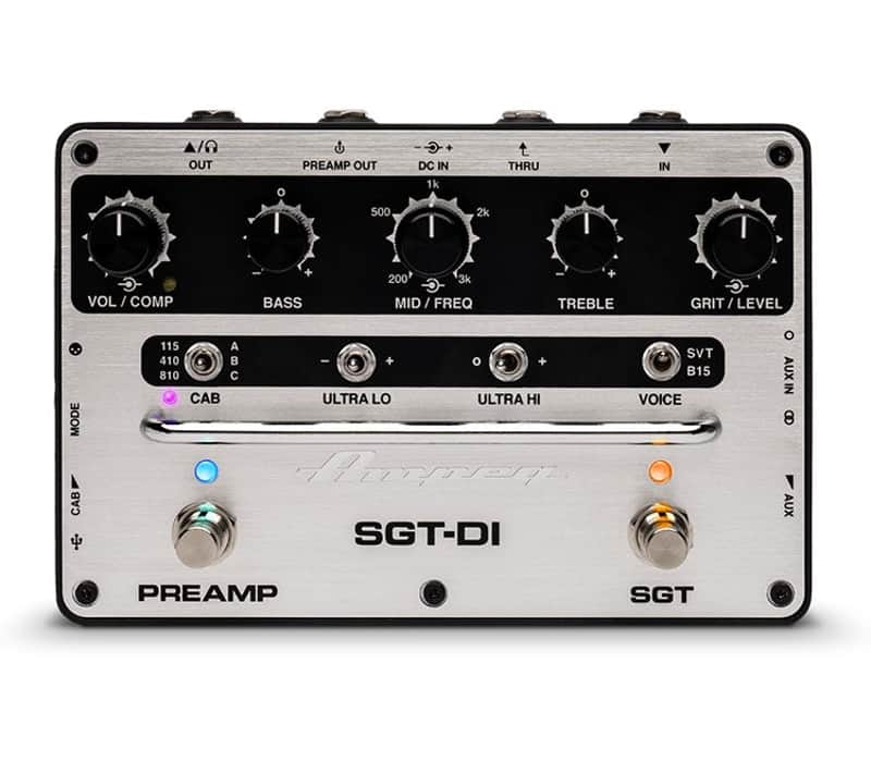 Ampeg SGT-DI Bass Preamp Pedal and DI image 1
