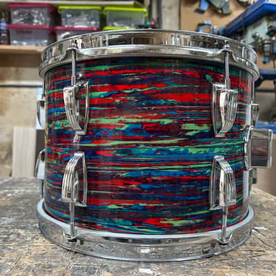 Ludwig 13x9 Tom 1968 - Psychedelic res image 2