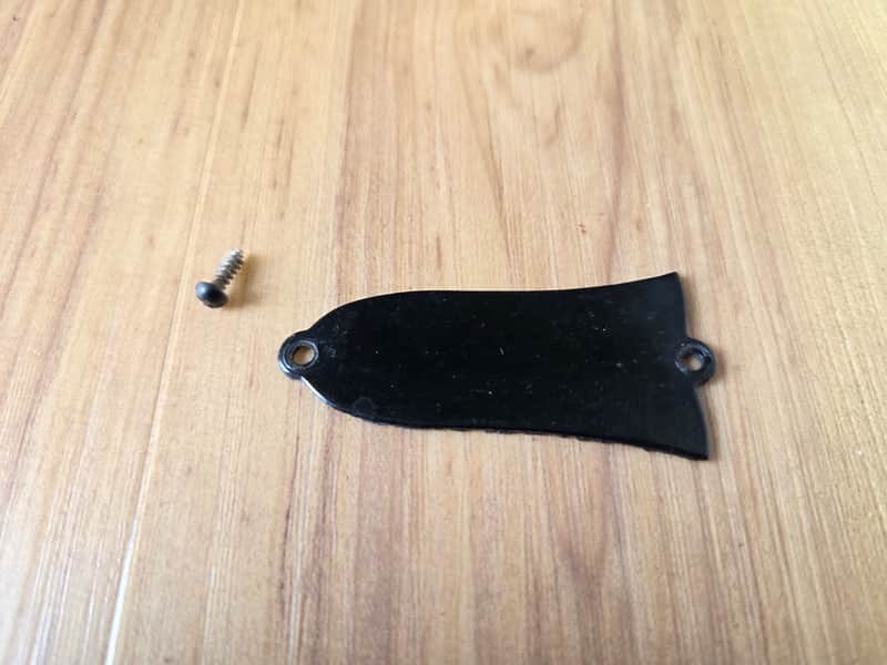 Vintage 1930's Gibson Black Guitar Truss Rod Cover! image 1