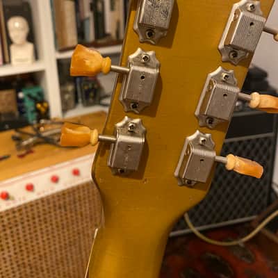 Handyman Les Paul Gold Top All Gold 2019 - All Gold relic image 20