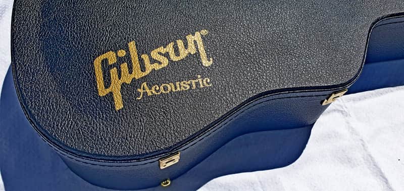 Gibson Case Dreadnought Plüsch SCHWARZ Gitarrenkoffer image 1