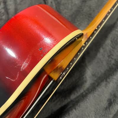 Framus Studio 5/51 vintage 1971 - Red burst hollowbody image 11