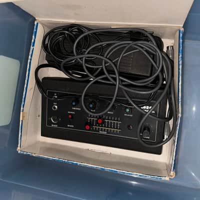 Korg Univox Synthepedal FK-1 Synth Pedal original box and foot controller FK-1 1975 - Black image 1