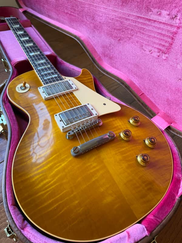 2026 Gibson Custom Shop Les Paul Standard ‘59 Reissue R9 VOS 7.9 lbs - Dirty Lemon Burst image 1