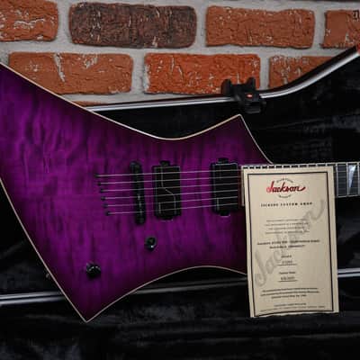 Jackson USA Custom Shop Kelly TOM Quilted Maple Top Transparent Purple Burst 2025 w/OHSC image 11