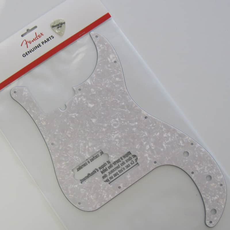 Photos - Guitar Fender USA Mexico Precision P-Bass Pick guard White Pearl MOTO...