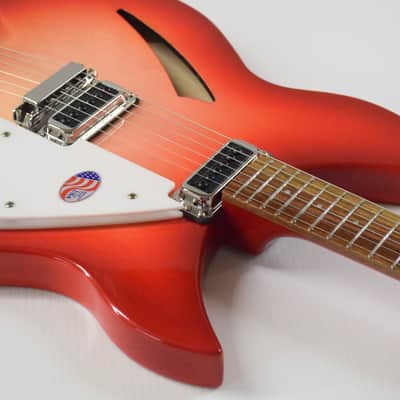 Rickenbacker 330 Thinline Semi-Hollow Electric Guitar - Fireglo image 6