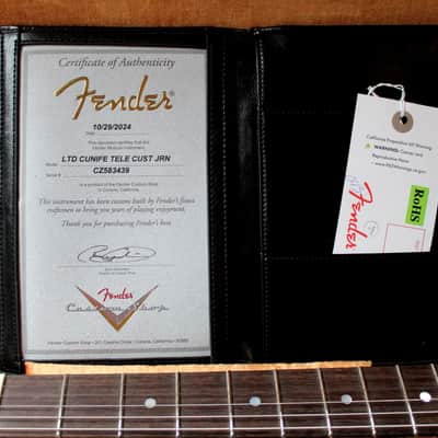 FENDER "Limited Edition CuNiFe Telecaster® Custom Journeyman Relic, 3A Rosewood Fingerboard, Aged Champagne Metallic" HARDCASE, 3, 79 KG image 16