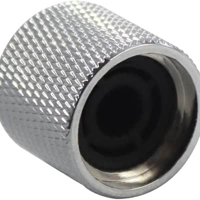 Knobs 6mm Metal 18 Splines Dome Volume Tone Control Knobs for Electric Guitar (Chrome) image 2