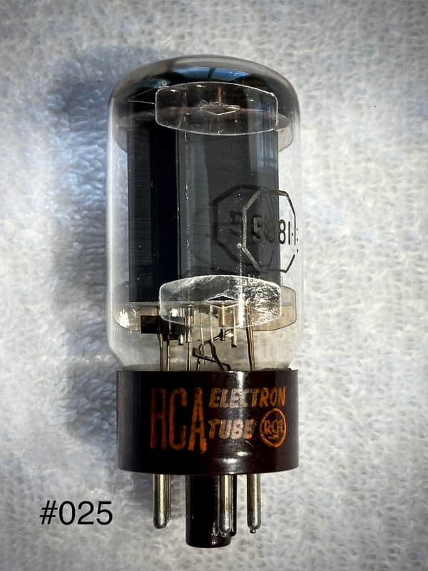 RCA 5881 Vacuum Tube Circa-1960s-Glass image 1