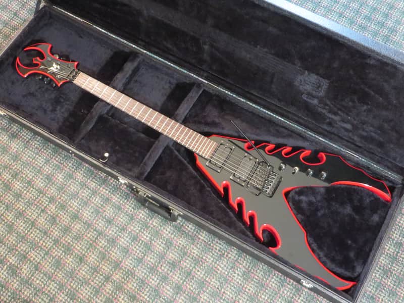 Moser Bastard V Black w/Red Bevels! w/case | Reverb