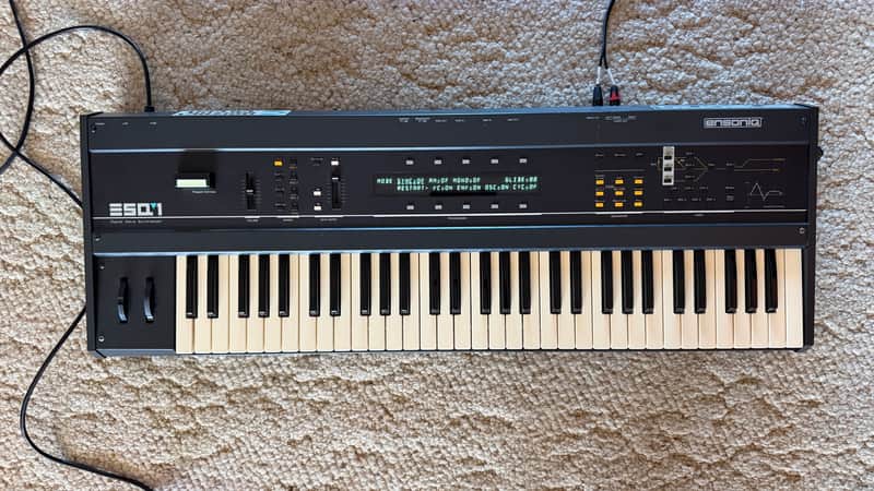 Ensoniq ESQ-1 Wave Synthesizer 1986 - Black image 1