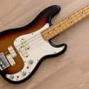 1984 Fender Precision Bass Elite II Vintage Electric Bass Guitar Sunburst w/ Case
