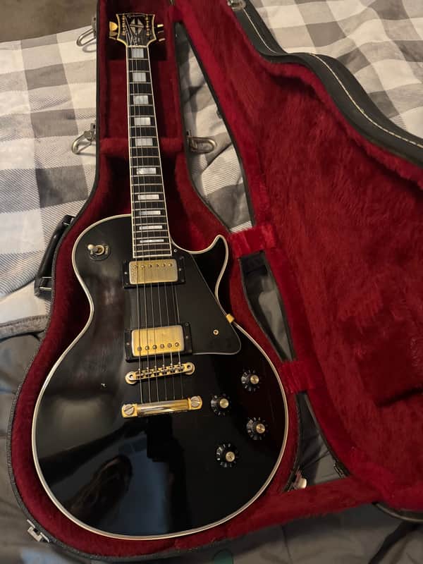 Gibson Les Paul Custom 1974 Ebony Black Beauty W/ OHSC image 1
