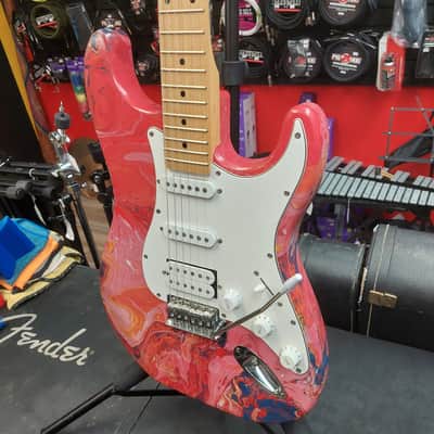 Custom Strat Electric Guitar - Swirl Finish image 4