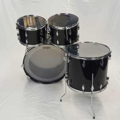 Fibes 1970s Fiberglass Shell Pack in Black – 24″,13″,14″ & 18″ image 8