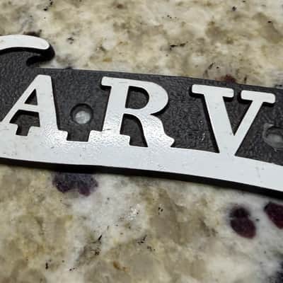 Carvin Metal Amp Or Case Logo Badge Emblem image 3