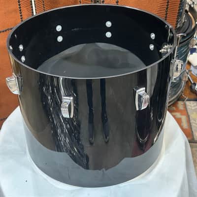 Ludwig 12" deep X 15" head Vistalite Concert Tom (11285-1236) Early 70's - Black Vistalite image 11
