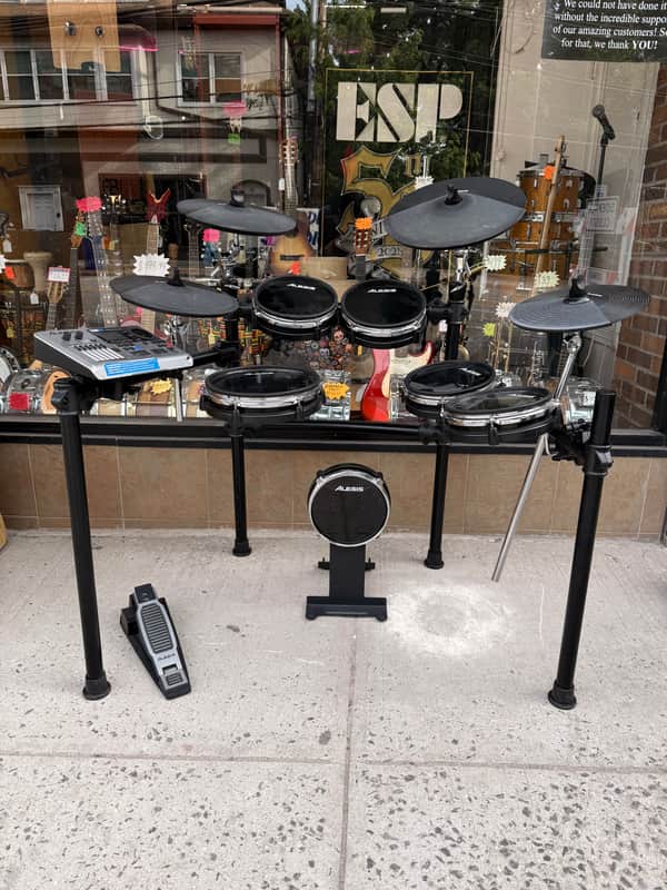 Alesis DM10 Electronic Drum Kit – Complete Kit w/ DM10 Module – Tested – Good Condition image 1