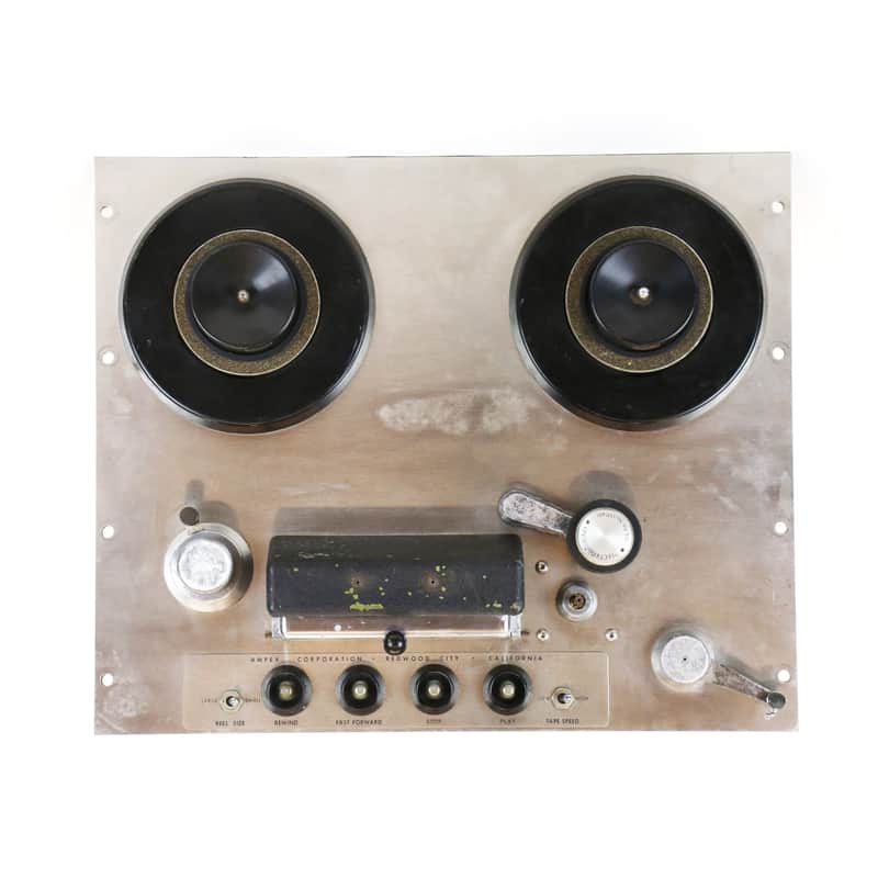 1950s Ampex 350-R Tape Recording Machine Transport Mono Recorder Machine Vintage 350 Reel to Reel R2R 300 351 Tube Console 1/4″ Tape 1-Channel (55A116) image 1