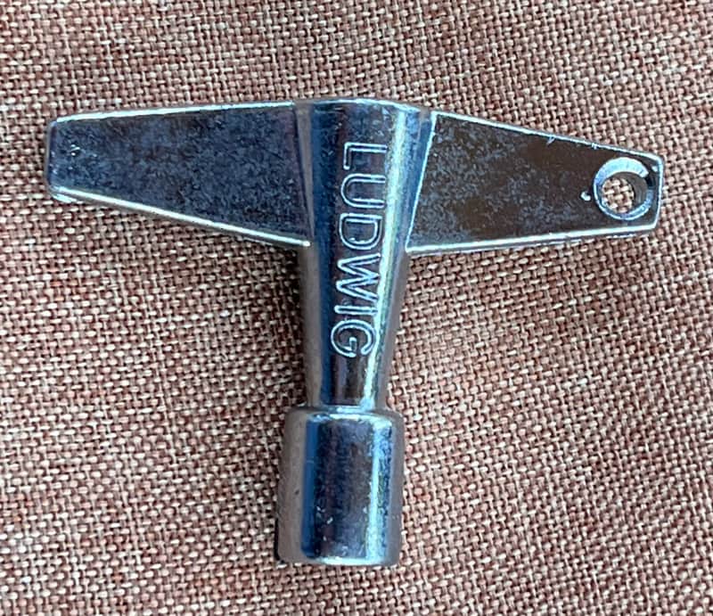 Ludwig Vintage 70's Ludwig Drum Key - Chrome image 1