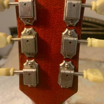 2003 Gibson Les Paul Custom 1959 Re-issue Cherry Sunburst image 5