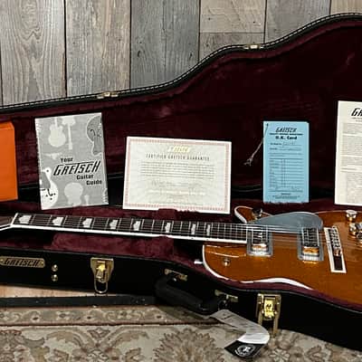 NEW Gretsch G6129T-89 Vintage Select '89 Sparkle Jet with Bigsby Gold Sparkle, "The Chris Cornell Jet" image 20