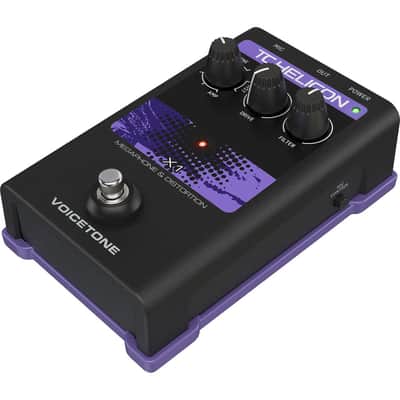 TC Helicon Helicon VoiceTone X1 Single-Button Stompbox for Dramatic Megaphone and Distortion Vocal Effects image 6