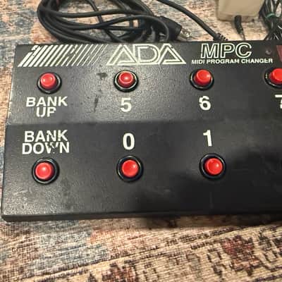 ADA A/DA MPC Midi Foot Controller Pedal 1980's -w/AC adapter + midi cable- Not working 100% image 3