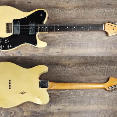 MyDream Partcaster Custom Built - Relic Aged White Deluxe 72 CuNiFe image 1