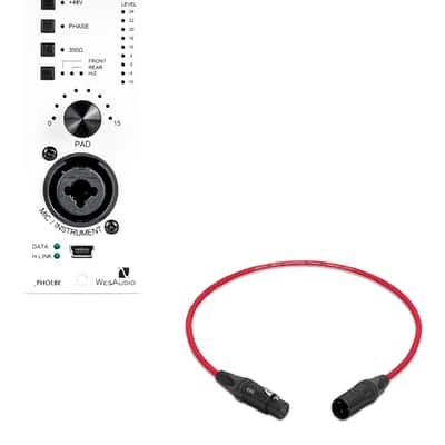 WesAudio Phoebe | 500-Series Class A Microphone Preamplifier w/ Digital Recall image 1