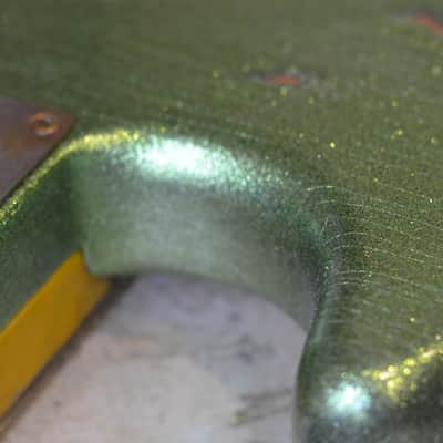 American Fender Stratocaster Relic Nitro Lime Squeezer Green Sparkle SSS-CS 54'S image 5