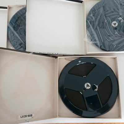 TDK LX 35\90B 7-inch Low -Noise, High-Output, Low-Distortion For Professional Use (set of 3 (three) tapes - original boxes image 7