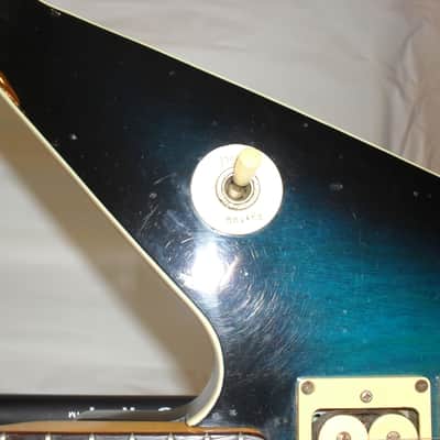 Ibanez Destroyer Early 1980's - Blue/Green burst image 6