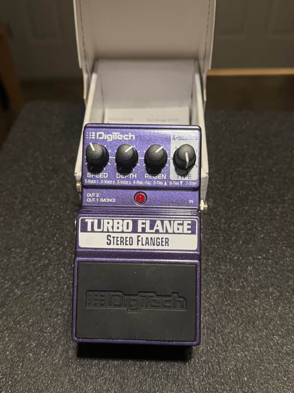 DigiTech Turbo Flange Stereo Flanger 2000s - Purple Sparkle