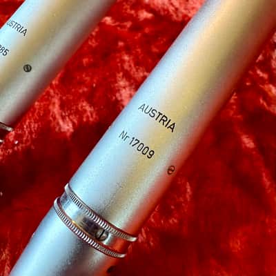 PAIR -AKG D224-E dynamic microphones c 1960’s - Nickel mic original vintage Austria image 5