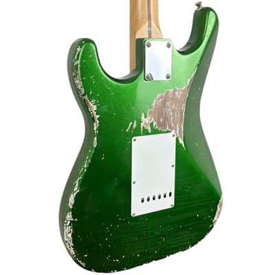 Fender MJT 60s Reissue Stratocaster - Candy Apple Green - Heavy Relic image 5