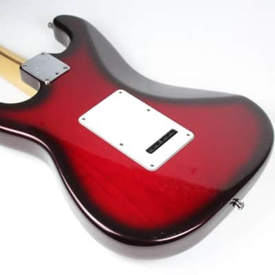 1993 Vintage Fender Stratocaster Plus Deluxe Crimson Burst Strat USA 1990s TBX Tone +OHSC image 16