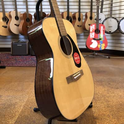 Fender CC-60S Solid Top Concert Acoustic Natural image 2